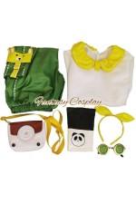 Identity V Little Girl Alice DeRoss Rolling Partner Panda Kids Children Cosplay Costume